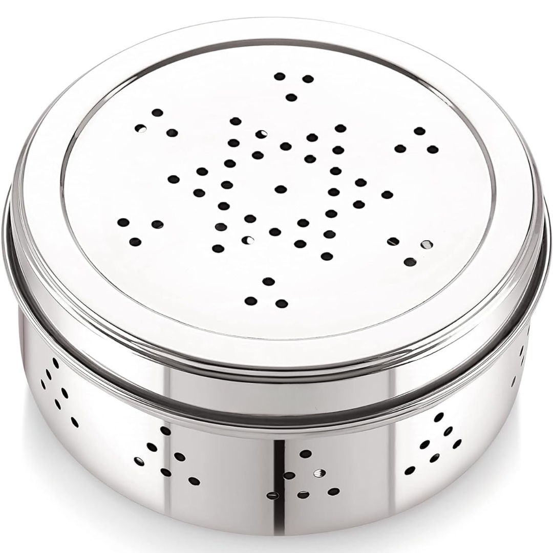 VOELT Stainless Steel Sprout Maker – 800 ml, Pack of 3 | Silver | Mirror Finish for Healthy Home Sprouting