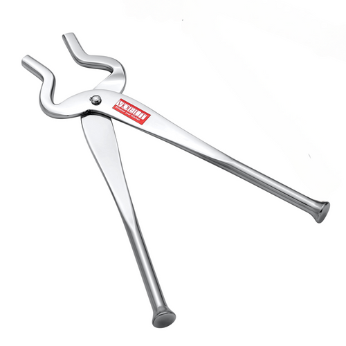 VOELT Premium Stainless Steel Sansi / Tong / Pakkad | Strong Reviting | Excellent Grip | 26 cm
